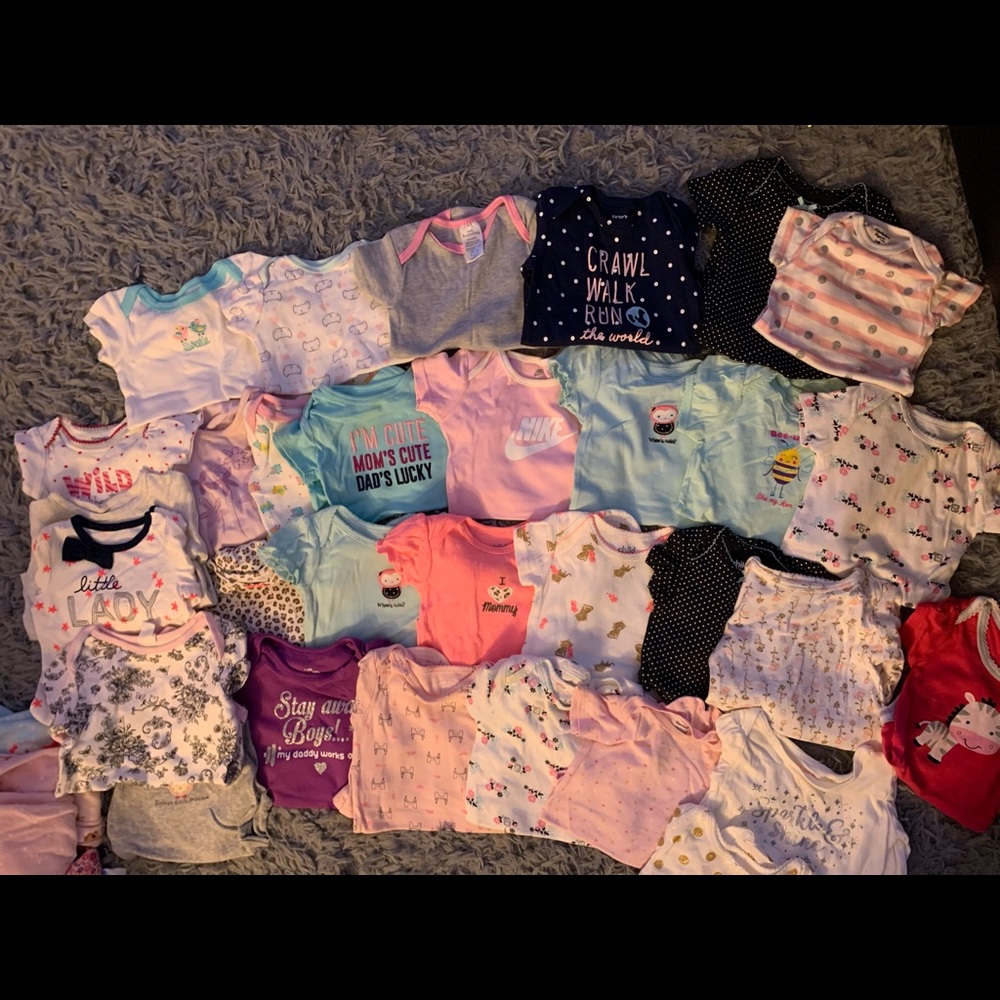 3-6 month onesie lot